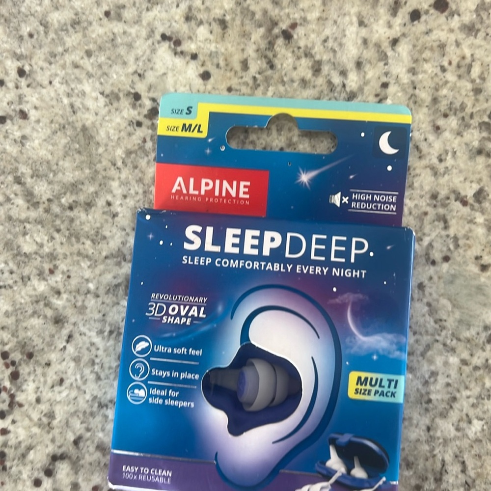 Sleep ear plugs.